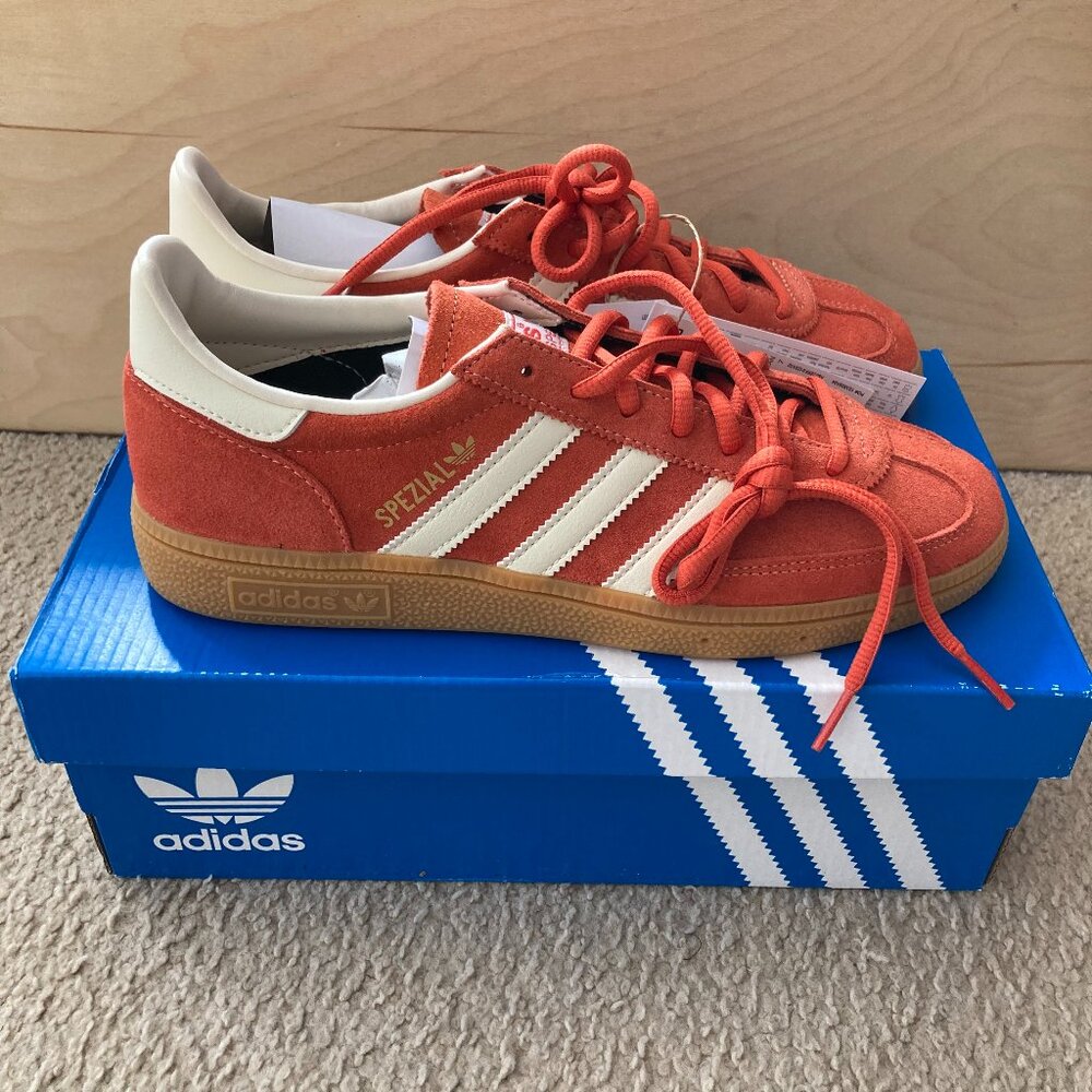 Adidas Handball Spezial (Preloved Red, Cream White, & Crystal White) Size 7.5M